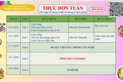BÁO GIÁ TUẦN TỪ 25 ĐẾN 29 THÁNG 5 NĂM 2026